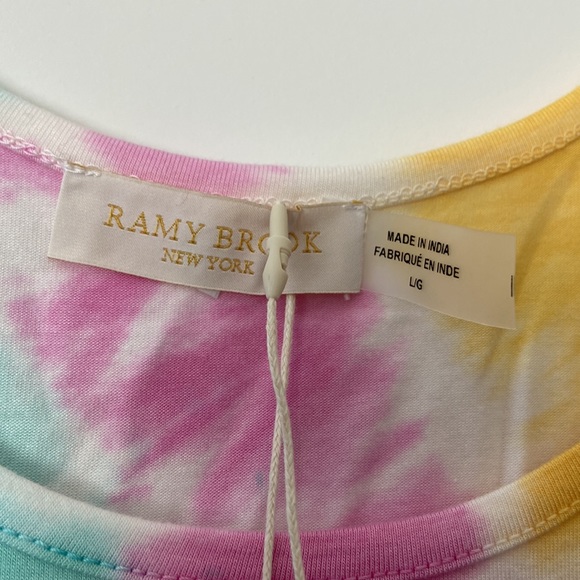 Ramy Brook women’s size L crop tie-dye tank top - Picture 2 of 7